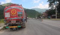 Alternative routes used to supply gas and petroleum to Kathmandu after Krishnabhir road blocked