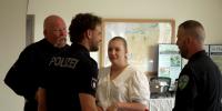 International Police officers visit Lake Hallie in an exchange program
