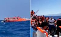Passengers on ferry that sank off Cyprus 'told crew it was taking on water but were ignored before it capsized when windows blew out': Survivors of disaster that killed at least eight describe panic as pensioners became trapped as it went down
