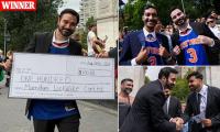 New Yorkers flock to Mamdani lookalike competition as amateur actor is crowned mayor's doppelganger... and reveals how he'll spend his winnings