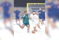 Mohammed hits double to seal beach soccer win