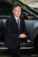 Finance Minister Nominee Lee Hyung-il Arrives at Government Complex