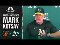 Mark Kotsay highlights mistakes in Athletics’ loss to Orioles | NBC Sports California