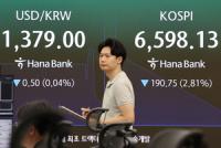 Seoul shares open sharply lower on Fed chief's hawkish comments