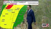 Higher flood risk possible Monday in parts of New Mexico