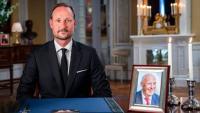 Norway’s new king remembers ‘my dear  father’ in first speech