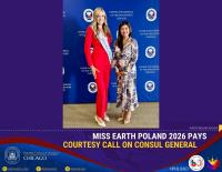 Miss Earth Poland 2026 pays courtesy call on Consul General