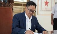 Kiren Rijiju visits Museum of Yugoslavia, pays tribute to Tito ahead of NAM meeting in Belgrade