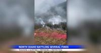 North Idaho wildfires burning thousands of acres across three counties