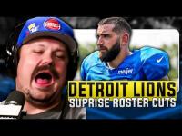 INITIAL REACTIONS to Detroit Lions FINAL ROSTER CUTS! MASSIVE SURPRISE!