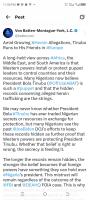 Amid growing #heroin allegations, Tinubu runs to his friends in #Europe – Von Batten