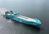 WATCH: Faroese shipping company receives larger freight vessels with quicker turnaround than NorthLink’s new freight-flex