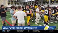 Punters from Waukee and Australia compete for Iowa's starting job