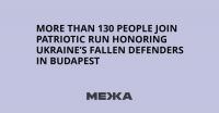 More Than 130 People Join Patriotic Run Honoring Ukraine’s Fallen Defenders in Budapest