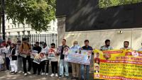 UK: Protest outside PM's residence over missing persons in Pakistan