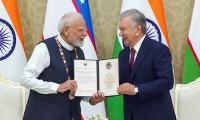 'Matter of pride for every Indian': Uzbekistan's highest honour for PM Modi draws praise from parties