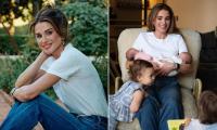 'Spending my birthday in the best way imaginable': Queen Rania of Jordan shows off her ageless looks as she poses with her four granddaughters to celebrate turning 56