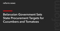 Belarusian Government Sets State Procurement Targets for Cucumbers and Tomatoes