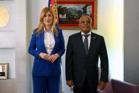 Jovanović Meets with Ambassador of Angola