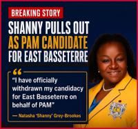 Natasha ‘Shanny’ Grey-Brookes Withdraws as PAM Candidate for East Basseterre