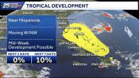 Dolly remnants bring heavy rain and gusty winds to South Florida starting Wednesday