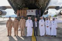 Qatari Aircraft arrives in Nepal carrying humanitarian aid for flood victims