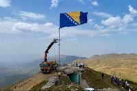 Flag of Bosnia and Herzegovina Raised Once Again on Jahorina Mountain