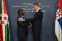 Đurić Confers with Burundi’s Minister of Foreign Affairs