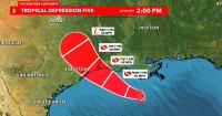 Tropical Depression Five forms in the Gulf