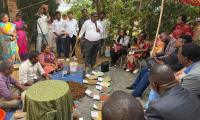 Zambian team visits natural farming fields in Sri Sathya Sai dist