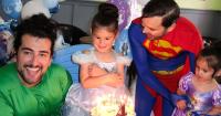 Brian Dowling and Arthur Gourounlian share family snaps from daughter Blake's birthday party
