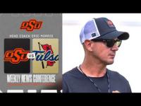 Eric Morris Weekly News Conference – Oklahoma State vs. Tulsa (9-1-2026)