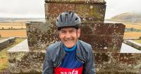 Cyclist who broke his hip in serious accident gets back on bike for 74-mile challenge