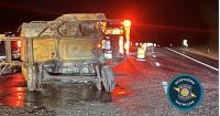 MSP seeks vehicle that lost tar trailer in U.S. 131 crash