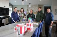 Grain Rush delivers first harvest meal to Leguee Farms