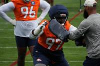 Denver Broncos wrap up first practice after initial roster cuts