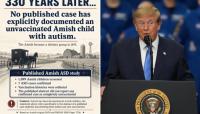 Fact check: Trump claims no autism cases among unvaccinated Amish children