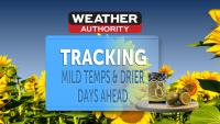 Tracking some nearby storms to kick off the week with cool and drier weather this week ahead