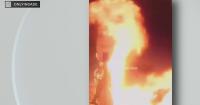 Political sign seen in Miami-Dade gas pump arson