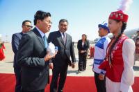  President of Laos Thongloun Sisoulith arrives in Kyrgyzstan