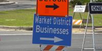 Market District roundabout opens after nearly a year of construction