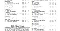 Montana State and Butler football depth charts