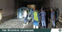 3 air force personnel killed, 4 injured as pickup falls from Dhaka airport flyover