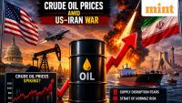 Crude oil prices gain on fresh US-Iran tensions, supply disruption concerns; Brent above $90 per barrel