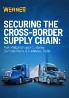 Securing the Cross-Border Supply Chain: Risk Mitigation and Customs Compliance in U.S.-Mexico Trade