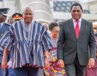Mahama congratulate Hichilema on his re-election as President of Zambia