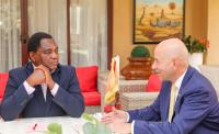President HH Holds Talks with US State Official