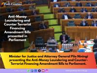 Anti-Money Laundering and Counter Terrorist Financing Amendment Bills presented in Parliament