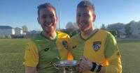 Schwarz twins revelling in football and life ahead of their cup final in New Zealand