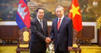 Cambodian Senate President Congratulates Vietnamese President on National Day